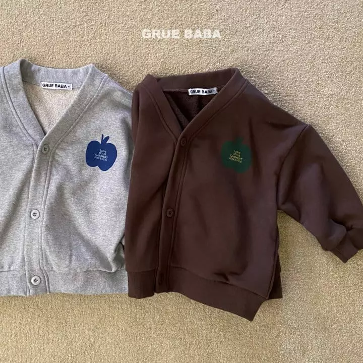 Grue Baba - Korean Children Fashion - #littlefashionista - Apple Cardigan - 2