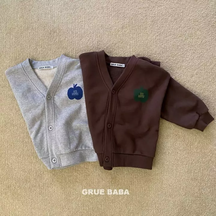 Grue Baba - Korean Children Fashion - #magicofchildhood - Apple Cardigan - 3