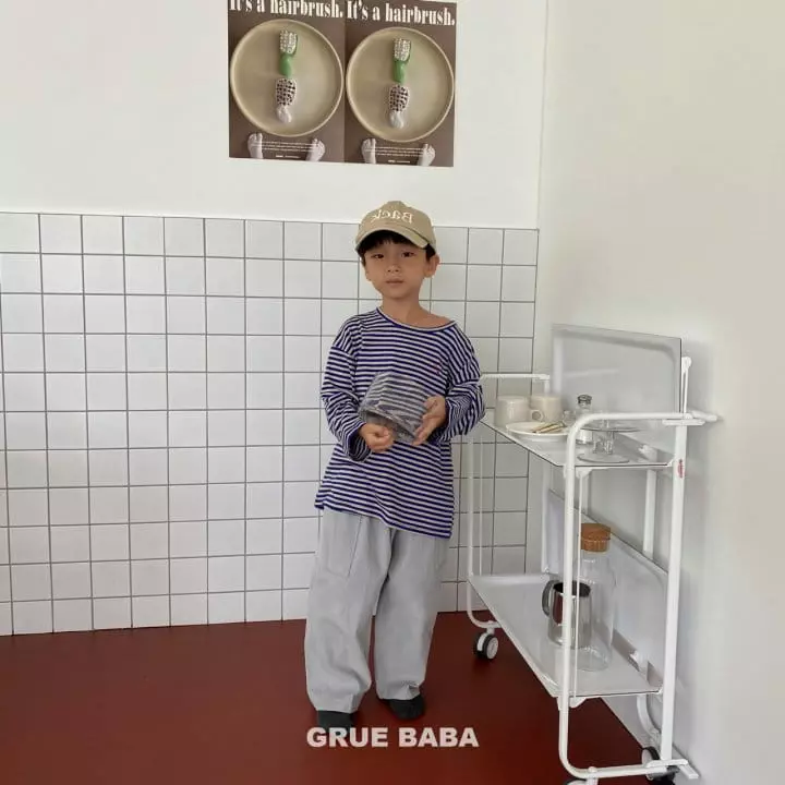 Grue Baba - Korean Children Fashion - #prettylittlegirls - Oatmeal Pants - 12