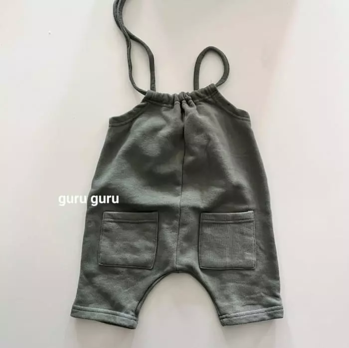 Guru Guru - Korean Baby Fashion - #babyboutique - Terry Dungarees - 9
