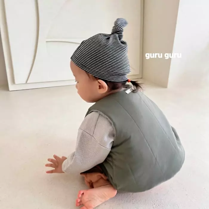 Guru Guru - Korean Baby Fashion - #babyfashion - Reversible Vest - 11