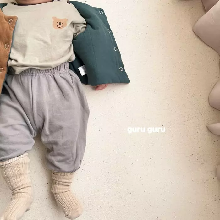 Guru Guru - Korean Baby Fashion - #babyfashion - Bear Tee - 12