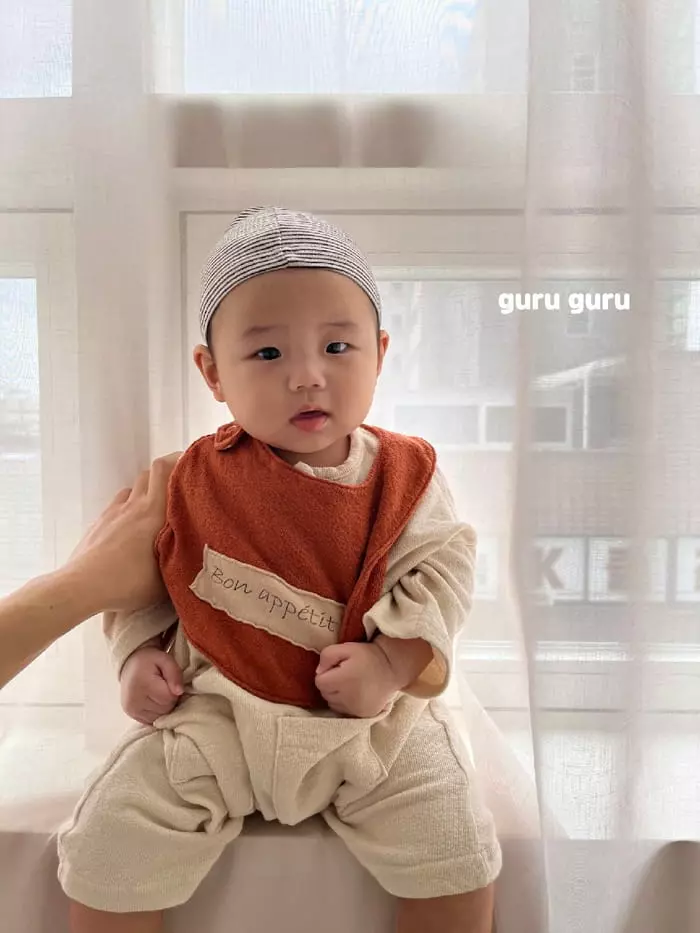 Guru Guru - Korean Baby Fashion - #babylifestyle - Bon Appetty Bib - 7