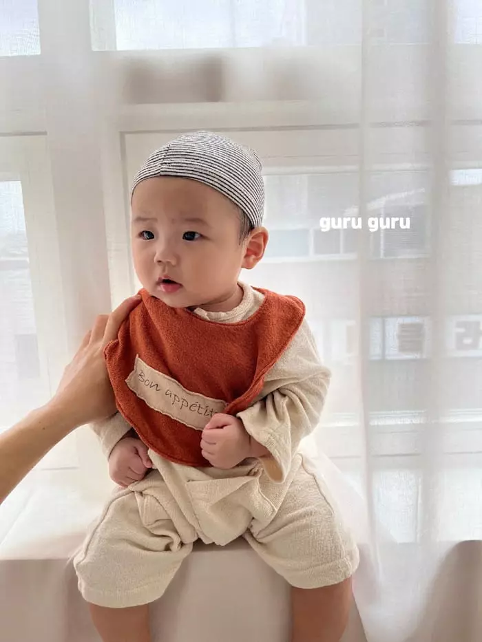 Guru Guru - Korean Baby Fashion - #babyoninstagram - Bon Appetty Bib - 8