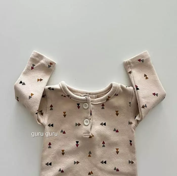 Guru Guru - Korean Baby Fashion - #babyoninstagram - Tree Top Bottom SET - 3