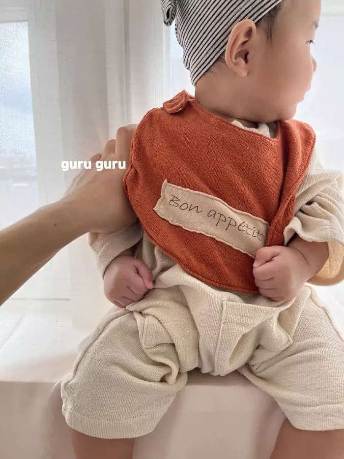 Guru Guru - Korean Baby Fashion - #babyootd - Bon Appetty Bib - 9