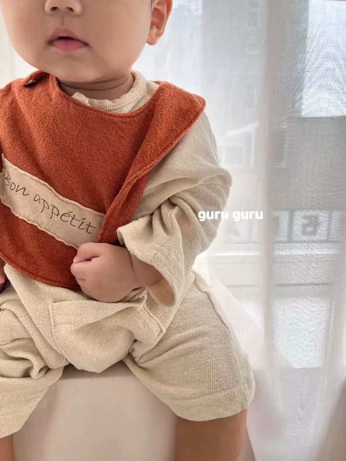 Guru Guru - Korean Baby Fashion - #babyoutfit - Bon Appetty Bib - 10