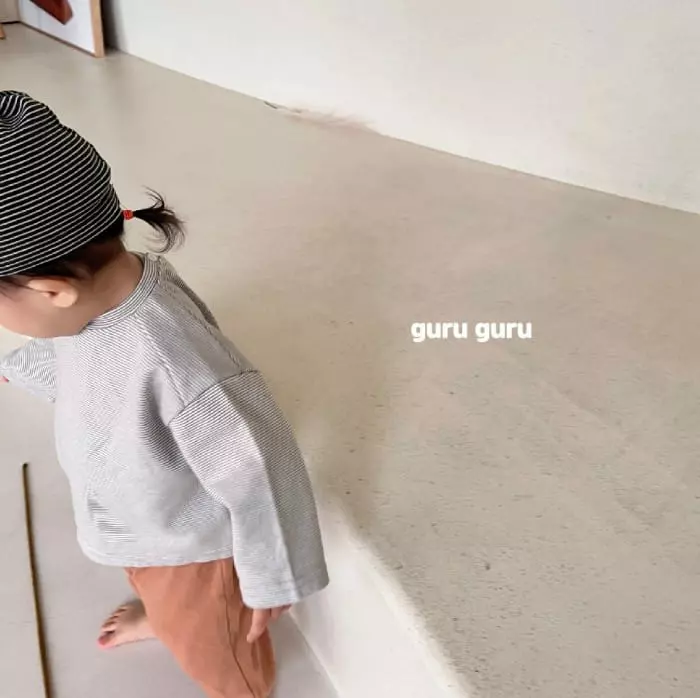 Guru Guru - Korean Baby Fashion - #babyoutfit - Beachu Tee - 8