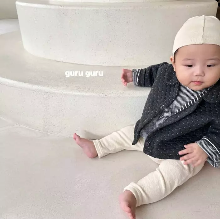 Guru Guru - Korean Baby Fashion - #babywear - SNow Floer Quilting Jumper - 10