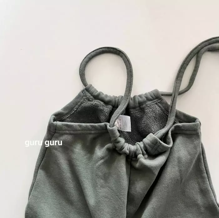 Guru Guru - Korean Baby Fashion - #onlinebabyshop - Terry Dungarees - 8
