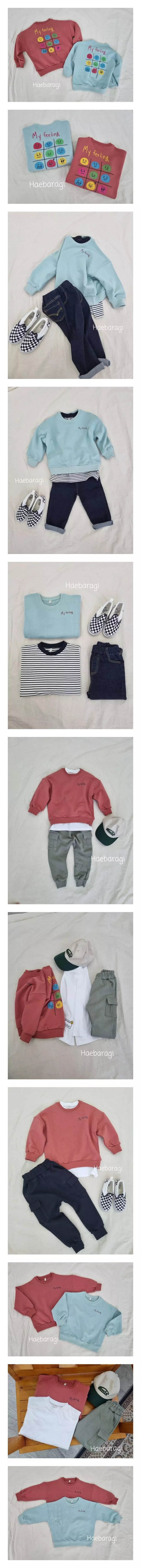 Haebaragi - Korean Children Fashion - #minifashionista - Feeling Sweatshirt