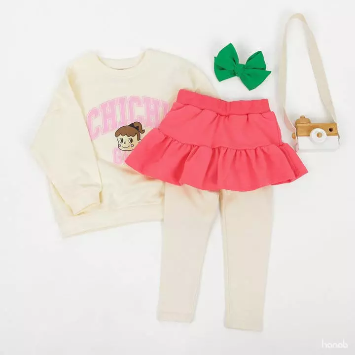 Hanab - Korean Children Fashion - #Kfashion4kids - Chichi Top Bottom Set - 2
