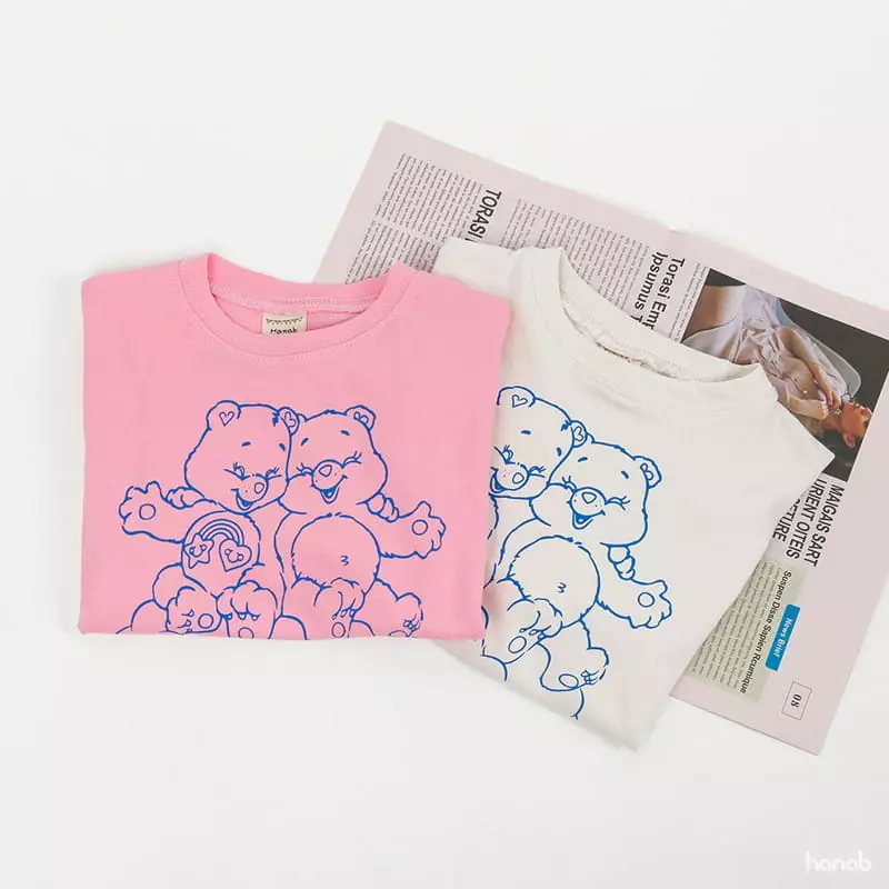 Hanab - Korean Children Fashion - #childofig - Vintage Bear Tee - 3
