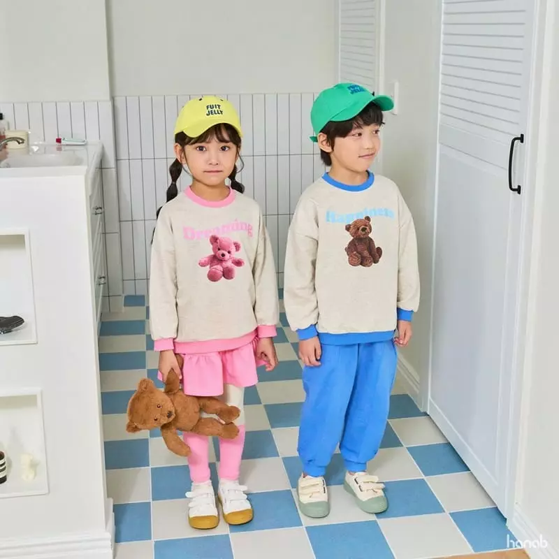 Hanab - Korean Children Fashion - #childofig - Happening Top Bottom Set - 12