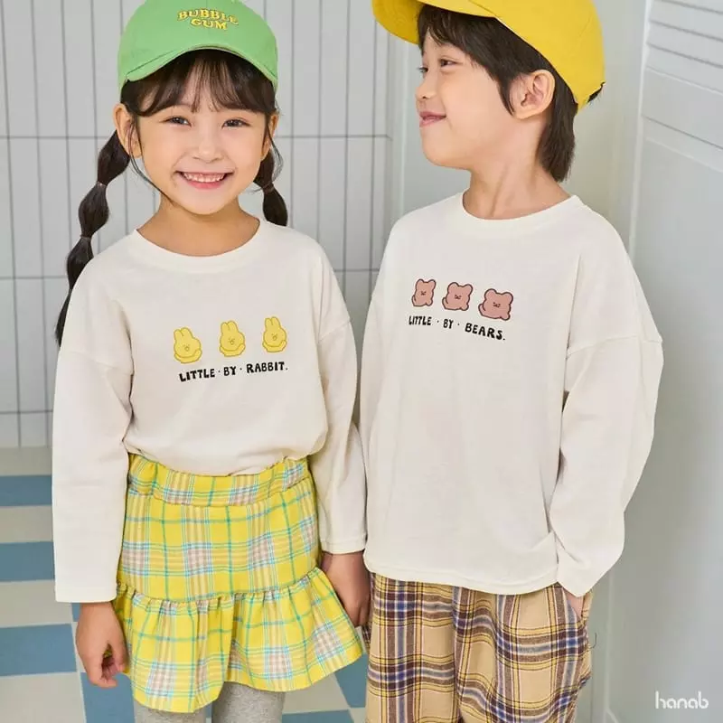 Hanab - Korean Children Fashion - #childofig - Check Lover Top Bottom Set - 10