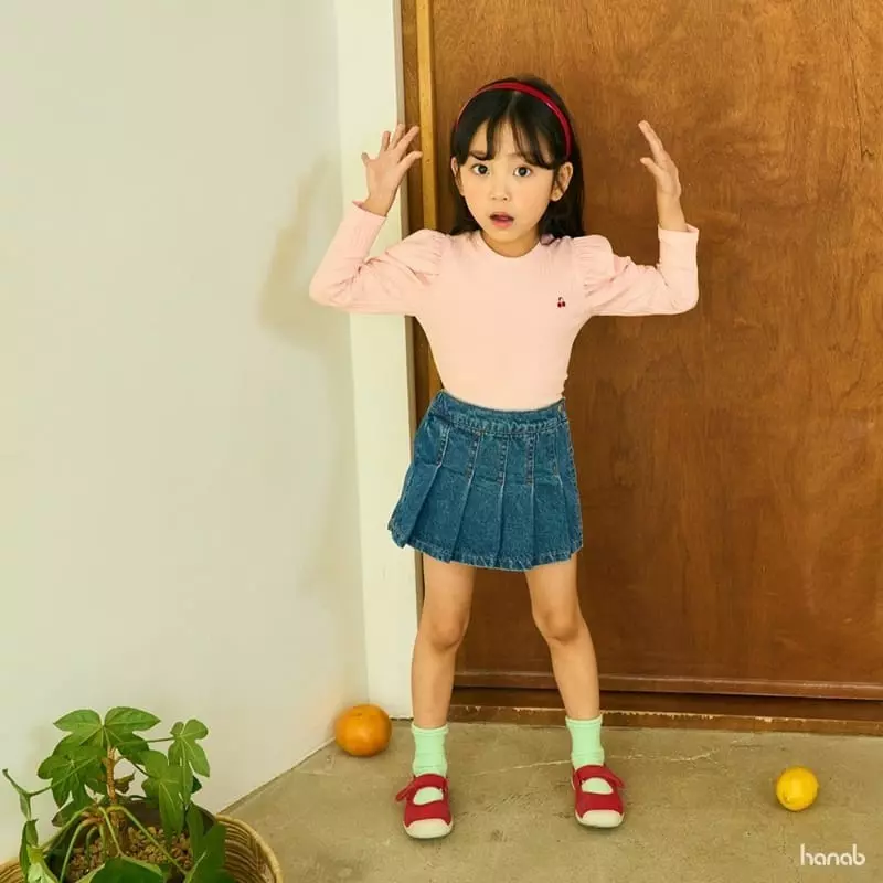 Hanab - Korean Children Fashion - #designkidswear - Wrinke Skirt Pants - 7