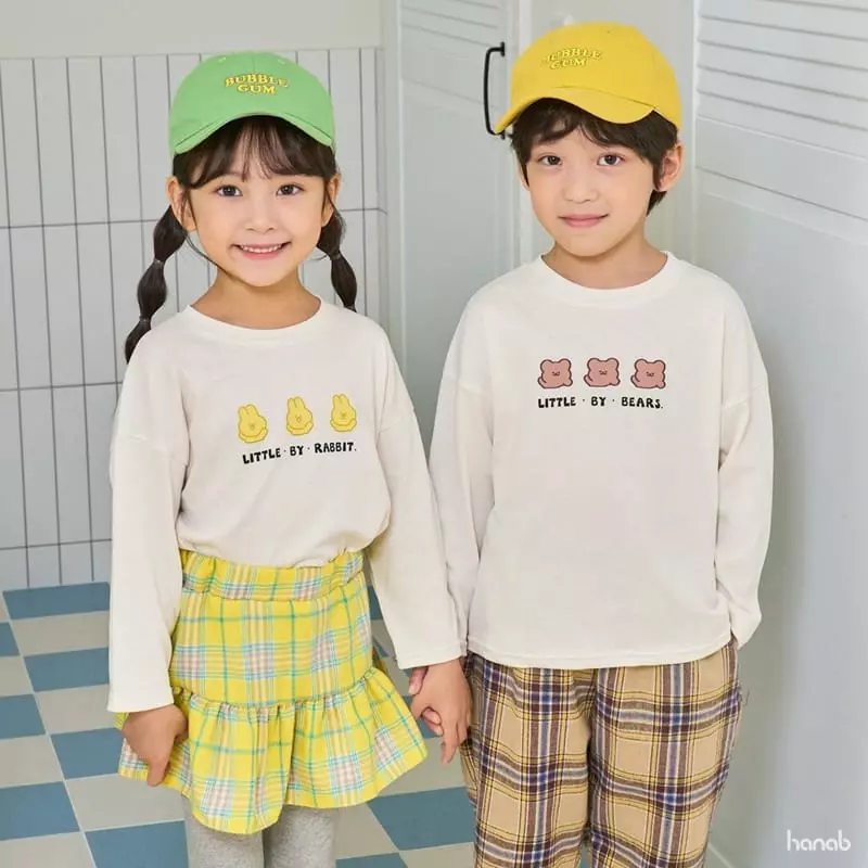 Hanab - Korean Children Fashion - #designkidswear - Check Lover Top Bottom Set - 12
