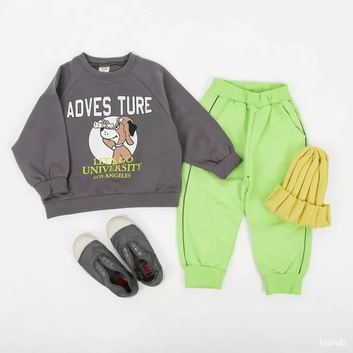Hanab - Korean Children Fashion - #fashionkids - Let's Go Top Bottom set