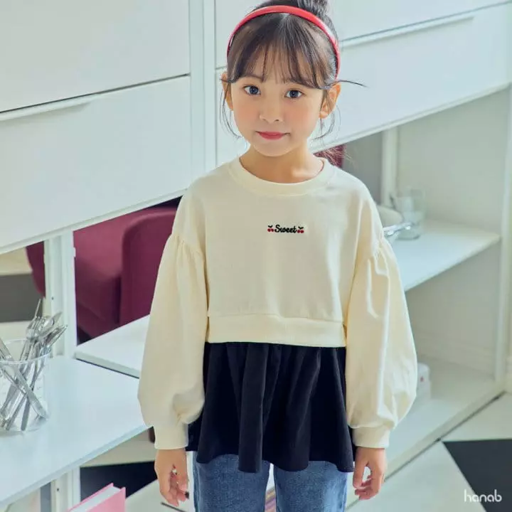 Hanab - Korean Children Fashion - #kidsshorts - Sweet Cherry Long Tee - 4