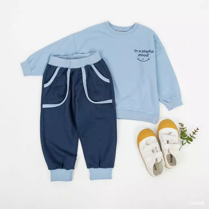 Hanab - Korean Children Fashion - #kidsstore - Kid Top Bottom Set - 2