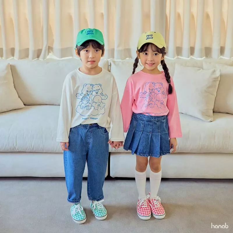 Hanab - Korean Children Fashion - #kidsstore - Vintage Bear Tee - 9