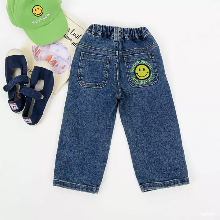 Hanab - Korean Children Fashion - #minifashionista - Smile Jeans - 2