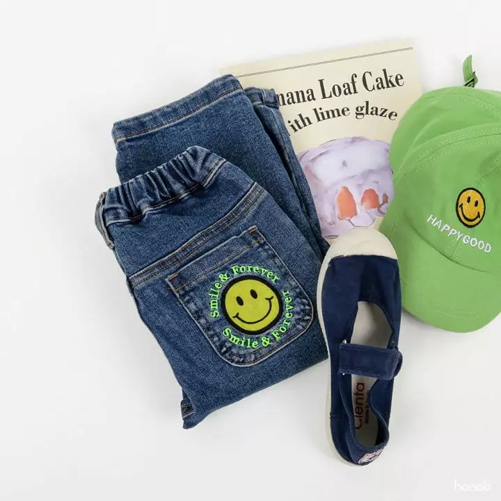 Hanab - Korean Children Fashion - #prettylittlegirls - Smile Jeans - 3