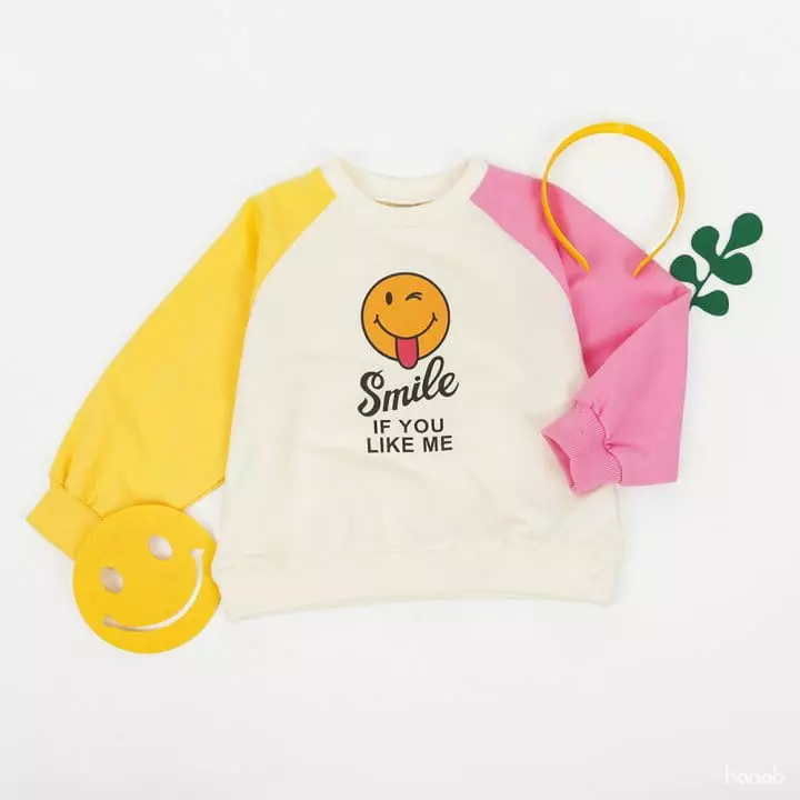 Hanab - Korean Children Fashion - #prettylittlegirls - Half Half Sweatshirt - 2