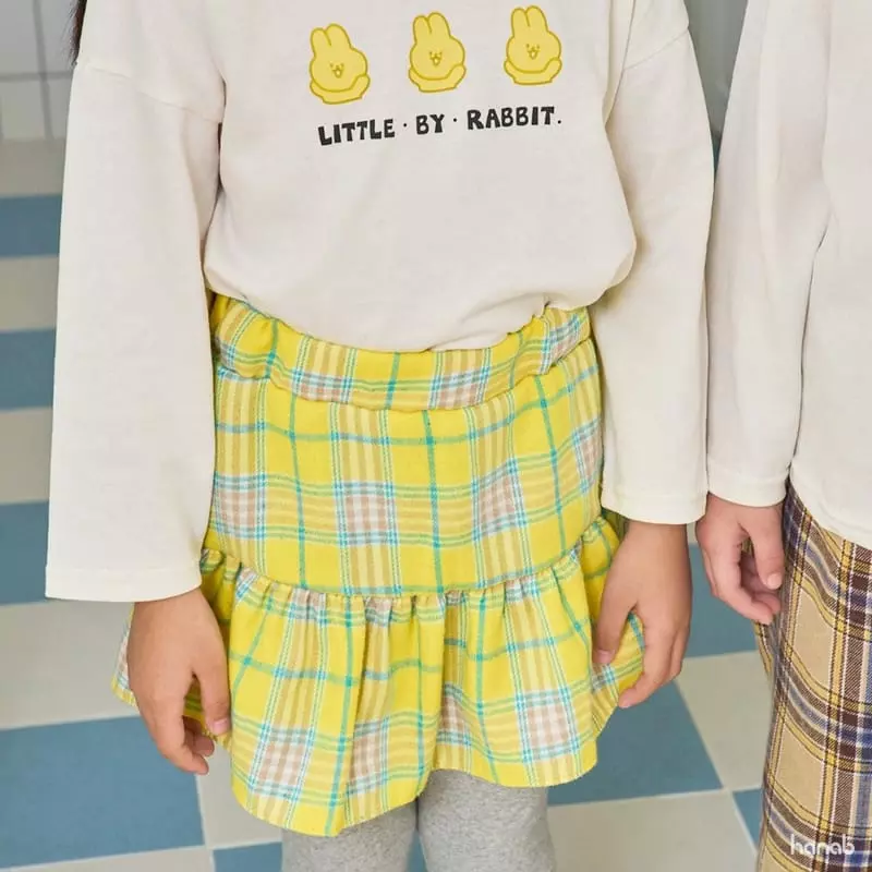 Hanab - Korean Children Fashion - #prettylittlegirls - Check Lover Top Bottom Set - 6