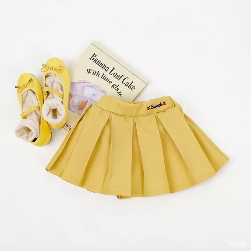 Hanab - Korean Children Fashion - #stylishchildhood - Pleats Skirt - 10