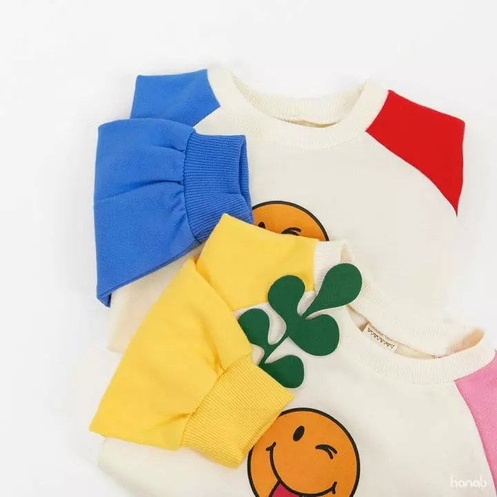 Hanab - Korean Children Fashion - #todddlerfashion - Half Half Sweatshirt - 3