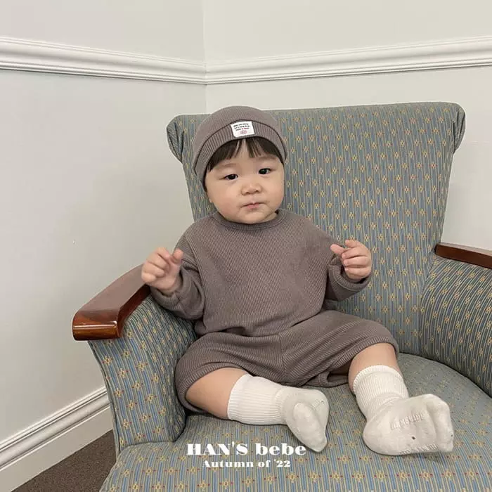 Han's - Korean Baby Fashion - #babyboutique - Happy Top Bottom Set