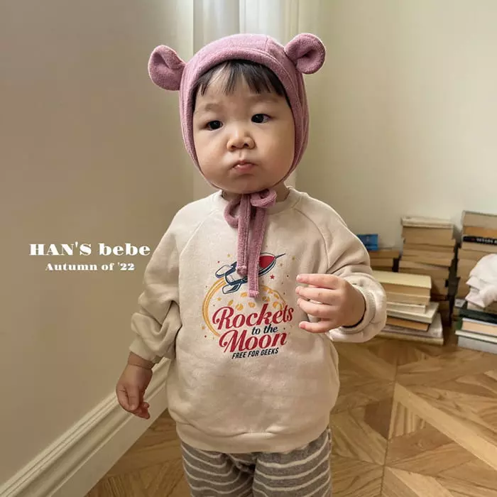 Han's - Korean Baby Fashion - #babyboutiqueclothing - Rocket Sweatshirt