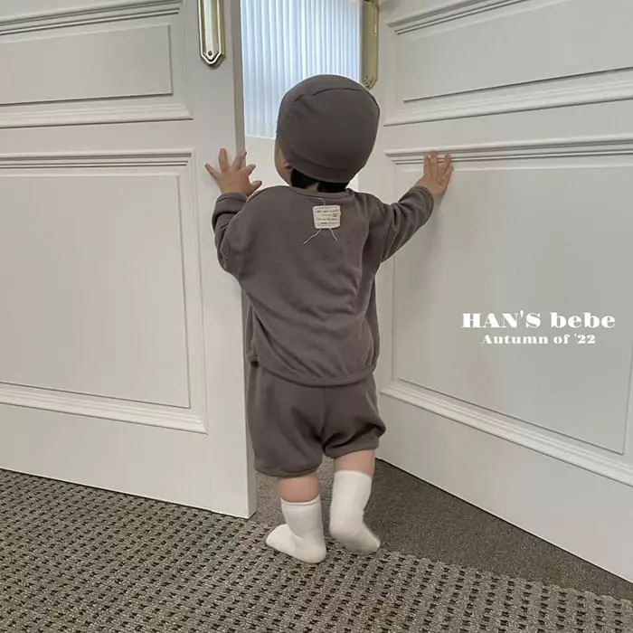 Han's - Korean Baby Fashion - #babyclothing - Happy Top Bottom Set - 3