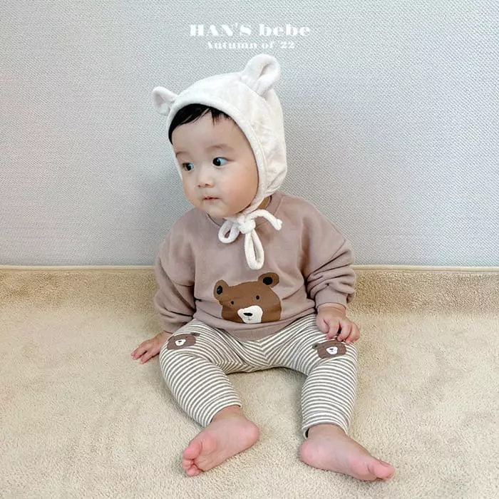 Han's - Korean Baby Fashion - #babyclothing - Bear Leggings - 12
