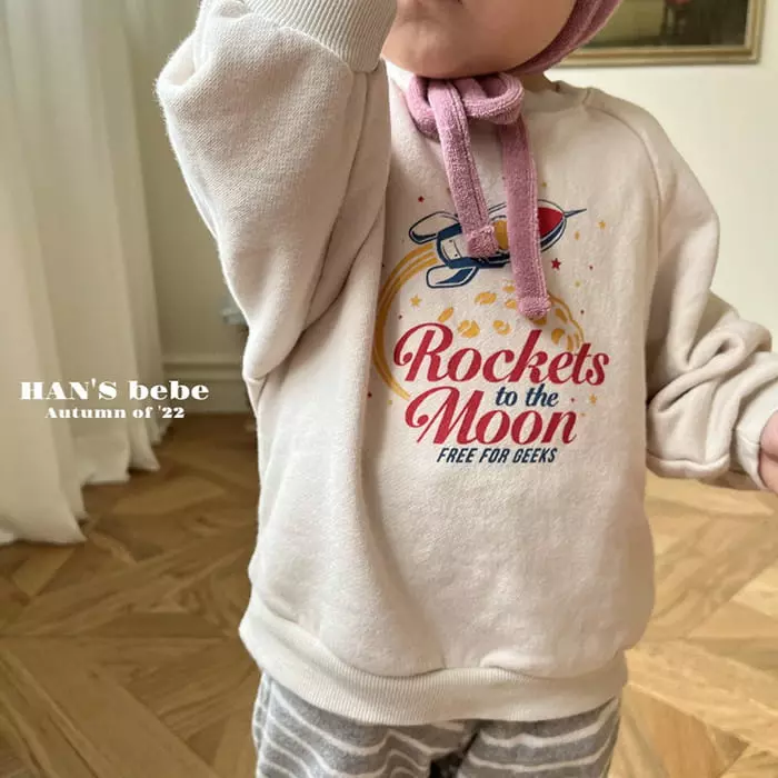 Han's - Korean Baby Fashion - #babyclothing - Rocket Sweatshirt - 2