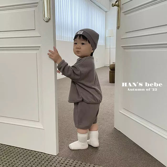 Han's - Korean Baby Fashion - #babyclothing - Happy Top Bottom Set - 4