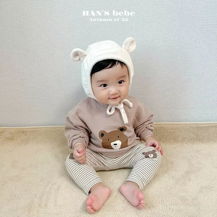Han's - Korean Baby Fashion - #babyfever - Bear Bear Sweatshirt - 5