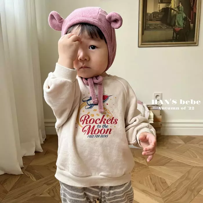 Han's - Korean Baby Fashion - #babyfashion - Rocket Sweatshirt - 4