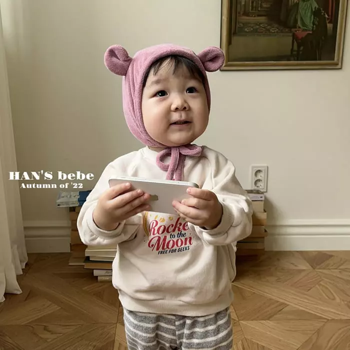 Han's - Korean Baby Fashion - #babygirlfashion - Bebe Bear Hat - 8