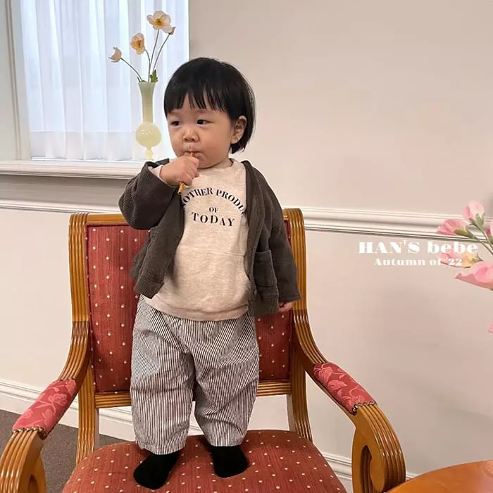 Han's - Korean Baby Fashion - #babygirlfashion - Waffle Cardigan - 3