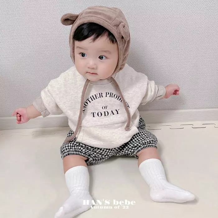Han's - Korean Baby Fashion - #babylifestyle - Check Bloomer - 2
