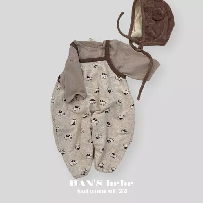 Han's - Korean Baby Fashion - #babyoninstagram - Mini Bear Piping Tee - 11