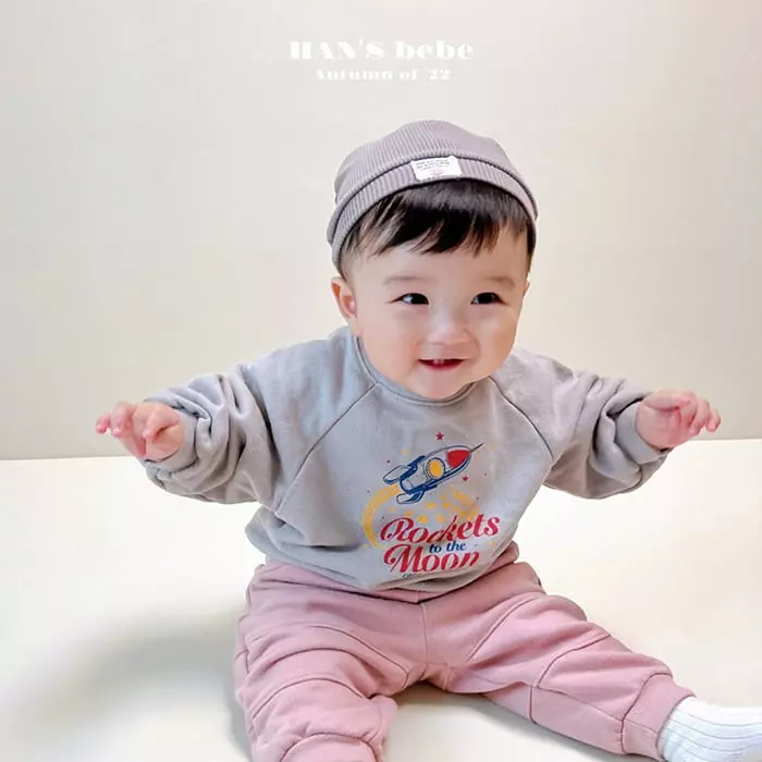 Han's - Korean Baby Fashion - #babyoninstagram - Rocket Sweatshirt - 7