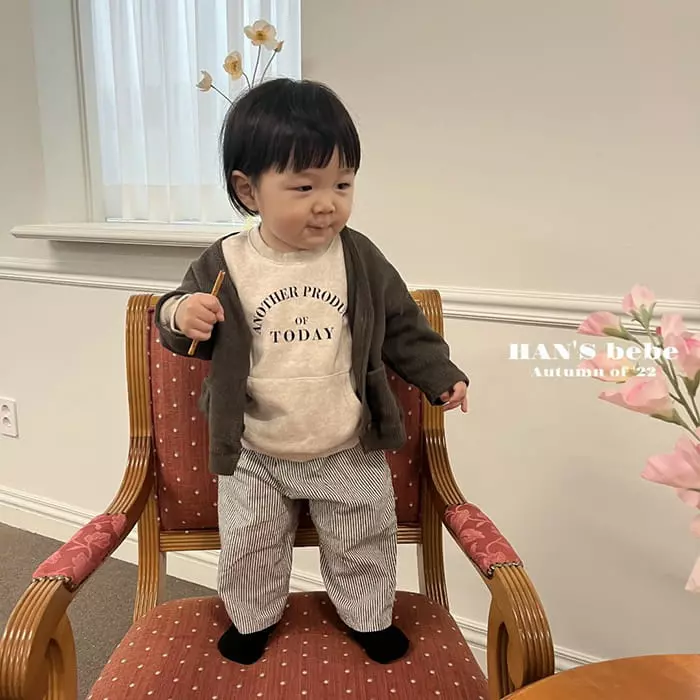 Han's - Korean Baby Fashion - #babyoninstagram - Waffle Cardigan - 5