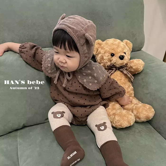 Han's - Korean Baby Fashion - #babyootd - Emma Dot Bodysuit - 10