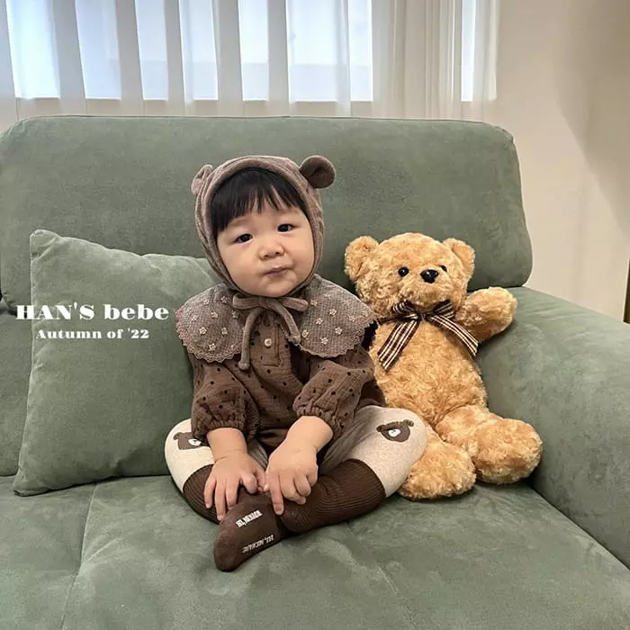 Han's - Korean Baby Fashion - #babyoutfit - Emma Dot Bodysuit - 12