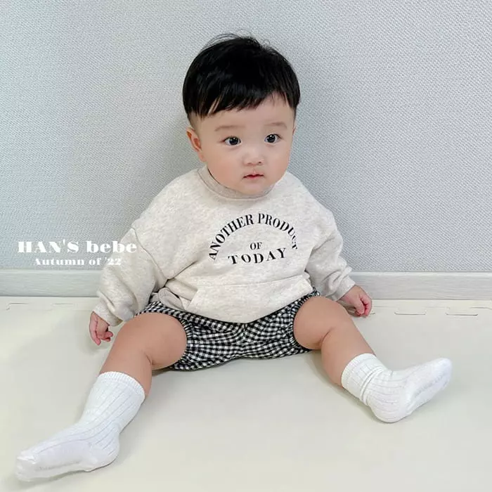 Han's - Korean Baby Fashion - #babyoutfit - Check Bloomer - 5