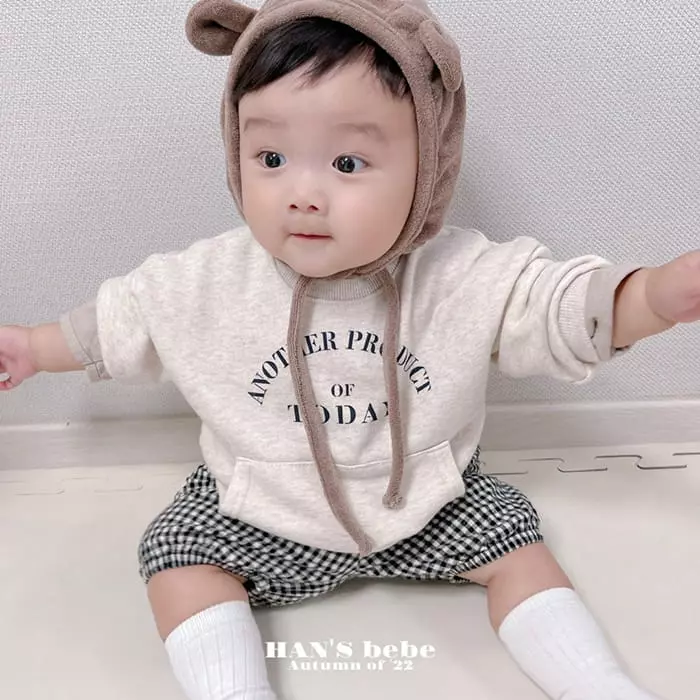 Han's - Korean Baby Fashion - #babyoutfit - Check Bloomer - 6