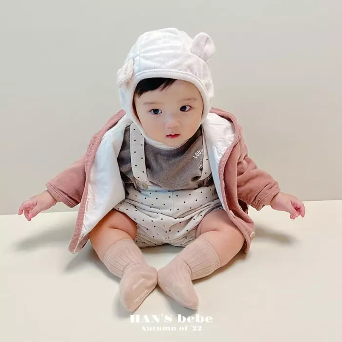 Han's - Korean Baby Fashion - #babyoutfit - Puppy Hoody Jumper - 5